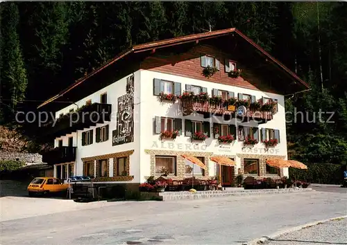 AK / Ansichtskarte Pederoa Albergo Gasthof Dolomiten Pederoa