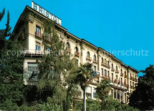 AK / Ansichtskarte Lugano_Lago_di_Lugano Hotel Bristol Lugano_Lago_di_Lugano