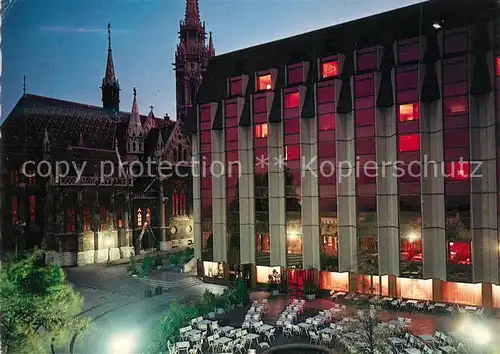 AK / Ansichtskarte Budapest Hotel Hilton Matthiaskirche Budapest