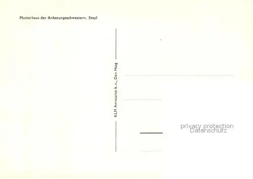 AK / Ansichtskarte Steyl Fliegeraufnahme Mutterhaus Anbegungsschwestern Steyl