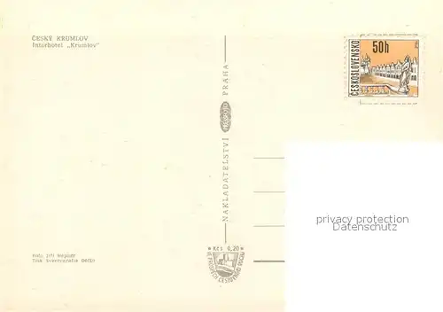 AK / Ansichtskarte Krumlov Interhotel Krumlov