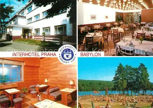 AK / Ansichtskarte Praha_Prahy_Prague Interhotel Babylon Praha_Prahy_Prague