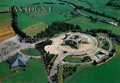 AK / Ansichtskarte Bastogne Fliegeraufnahme Mardasson Bastogne