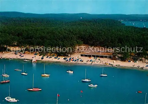 AK / Ansichtskarte Carcans_Maubuisson Fliegeraufnahme Club de voiles de Bordeaux Carcans Maubuisson