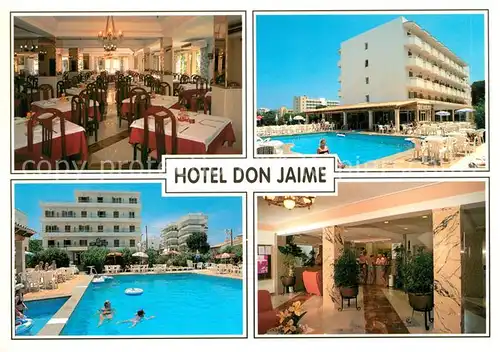 AK / Ansichtskarte Cala_Millor_Mallorca Hotel Don Jaime Schwimmbad Cala_Millor_Mallorca