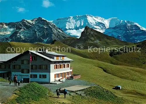 AK / Ansichtskarte Lenk_Simmental Hotel Hahnenmoospass Lenk Simmental