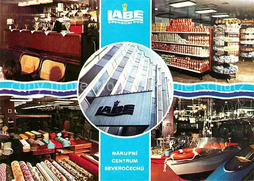 AK / Ansichtskarte uesti_nad_Labem Einkaufszentrum uesti_nad_Labem