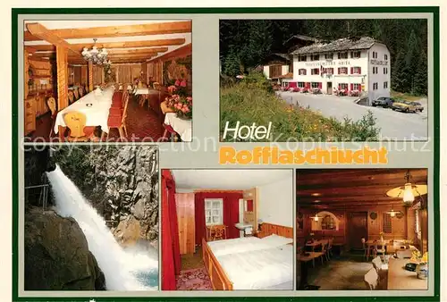 AK / Ansichtskarte Andeer_GR Hotel Rofflaschlucht Andeer_GR