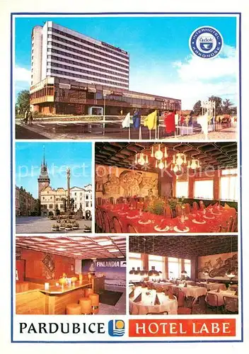 AK / Ansichtskarte Pardubice_Pardubitz Hotel Labe Pardubice Pardubitz