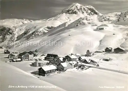 AK / Ansichtskarte Zuers_Arlberg mit Ruetispitz Zuers Arlberg