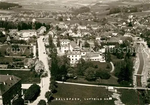 AK / Ansichtskarte Gallspach Fliegeraufnahme Gallspach