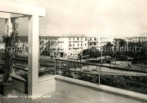 AK / Ansichtskarte Rimini Hotels al mare Rimini