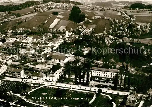 AK / Ansichtskarte Gallspach Fliegeraufnahme Gallspach