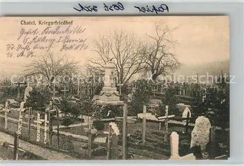 AK / Ansichtskarte Chatel_Aillon Kriegerfriedhof Chatel Aillon