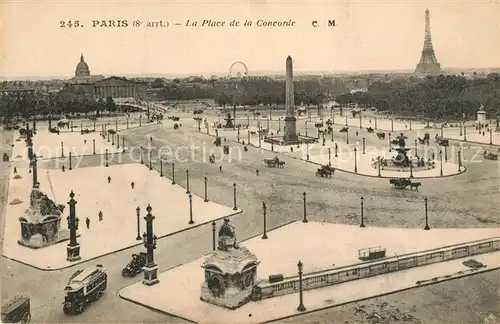 AK / Ansichtskarte Paris Place de la Concorde Paris