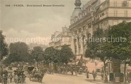 AK / Ansichtskarte Paris Boulevard Bonne Nouvelle Paris