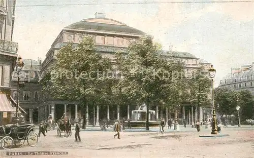 AK / Ansichtskarte Paris Le Theatre Francais Paris
