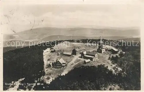 AK / Ansichtskarte Grosser_Feldberg_Taunus Fliegeraufnahme Hahns Hoehenluftkur Hotels Grosser_Feldberg_Taunus