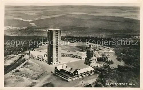 AK / Ansichtskarte Grosser_Feldberg_Taunus Fliegeraufnahme  Grosser_Feldberg_Taunus