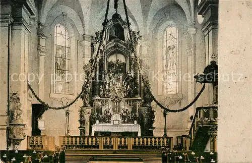 AK / Ansichtskarte Gleschendorf_Scharbeutz Kirche Inneres Gleschendorf_Scharbeutz