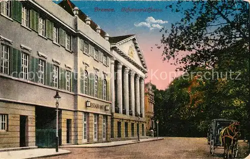 AK / Ansichtskarte Bremen Schauspielhaus Bremen