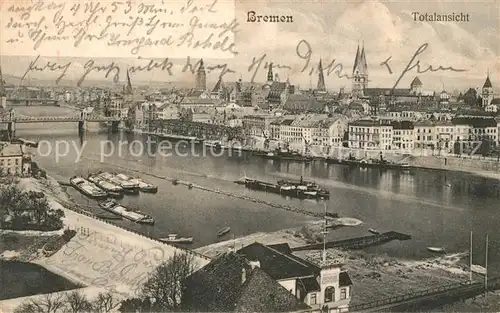 AK / Ansichtskarte Bremen Totalansicht Bremen
