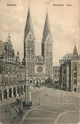 AK / Ansichtskarte Bremen Marktplatz Dom Bremen