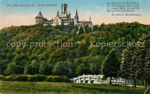 AK / Ansichtskarte Nordstemmen Die Marienburg Nordstemmen