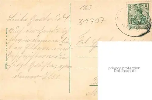 AK / Ansichtskarte Bad_Eilsen Partie an der Aue mit neuer Trinkhalle Bad_Eilsen