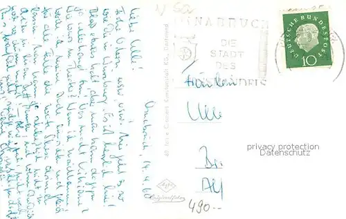 AK / Ansichtskarte Osnabrueck Vitischanze Bergmannsbrunnen Pernickelturm Krahnstrasse Johanniskirche Dom Rathaus und Stadtwaage Hauptbahnhof Osnabrueck