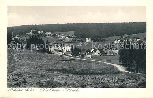 AK / Ansichtskarte Hahnenklee Bockswiese_Harz Panorama Hahnenklee Bockswiese