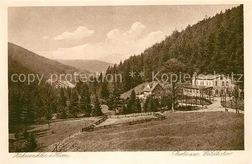 AK / Ansichtskarte Hahnenklee Bockswiese_Harz Partie am Waldkloster Hahnenklee Bockswiese