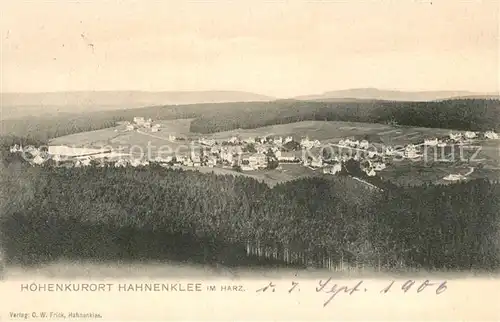 AK / Ansichtskarte Hahnenklee Bockswiese_Harz Panorama Hahnenklee Bockswiese