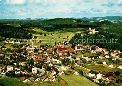 AK / Ansichtskarte Falkenstein_Oberpfalz Luftkurort Fliegeraufnahme Falkenstein_Oberpfalz