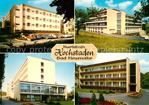 AK / Ansichtskarte Bad_Neuenahr Ahrweiler Kurklinik Hochstaden Bad_Neuenahr Ahrweiler