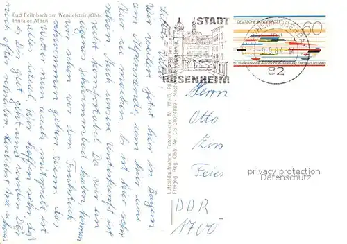 AK / Ansichtskarte Bad_Feilnbach Inntaler Alpen Fliegeraufnahme Bad_Feilnbach