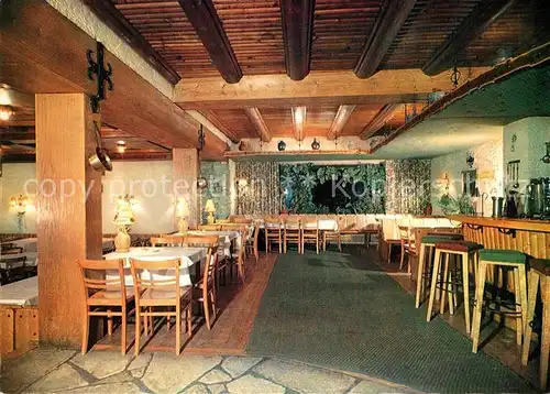 AK / Ansichtskarte Fuschl_See_Salzkammergut Bar Tanzsaa im Motel Seerose Fuschl_See_Salzkammergut
