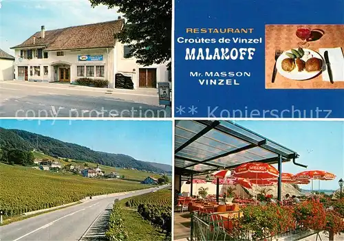 AK / Ansichtskarte Vinzel Restaurant Malakoff Vinzel