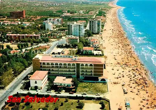 AK / Ansichtskarte Tarragona FliegeraufnahmeSan Salvador Strand  Tarragona
