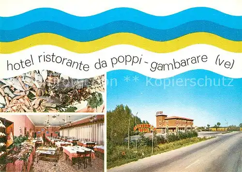 AK / Ansichtskarte Gambarare Hotel Restaurant da Poppi  Gambarare
