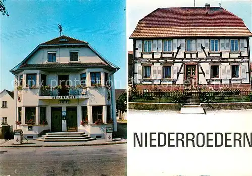 AK / Ansichtskarte Niederroedern Hotel Restaurant Lion d Or Niederroedern