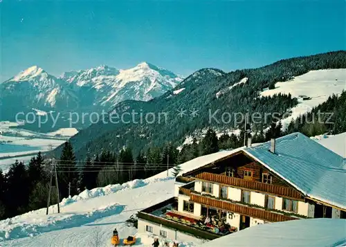 AK / Ansichtskarte Bruck_Ziller Gasthof Steinerhof Bruckerberg Zillertal Winterpanorama Bruck_Ziller