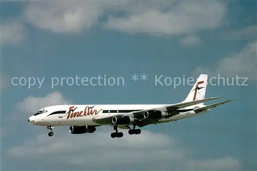 AK / Ansichtskarte Flugzeuge_Zivil Fine Air DC 8 F 54 N57FB C N 45669 Flugzeuge Zivil