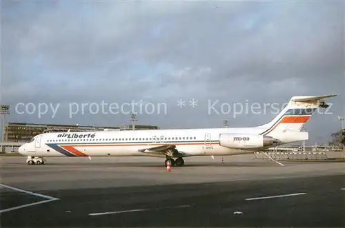 AK / Ansichtskarte Flugzeuge_Zivil Air Liberte MD 83 F GHEC C N 49662 Flugzeuge Zivil