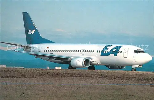 AK / Ansichtskarte Flugzeuge_Zivil European Airlines Boeing 737 3M8 OO LTE c n 24377 1719 Flugzeuge Zivil