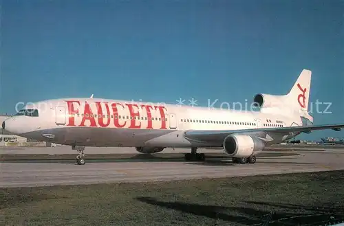 AK / Ansichtskarte Flugzeuge_Zivil Faucett Lockheed L 1011 1 OB 1455 c n 1002 Flugzeuge Zivil