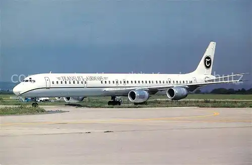 AK / Ansichtskarte Flugzeuge_Zivil Translift Airways McDonnell Douglas DC 8 71 EI TLC c n 45995 Flugzeuge Zivil