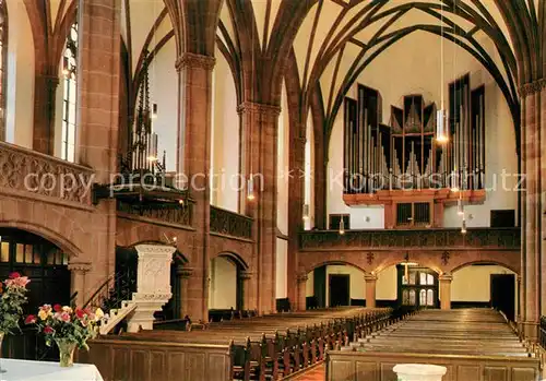 AK / Ansichtskarte Kirchenorgel Dreikoenigskirche Frankfurt  Kirchenorgel
