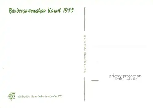 AK / Ansichtskarte Bundesgartenschau Kassel  Bundesgartenschau