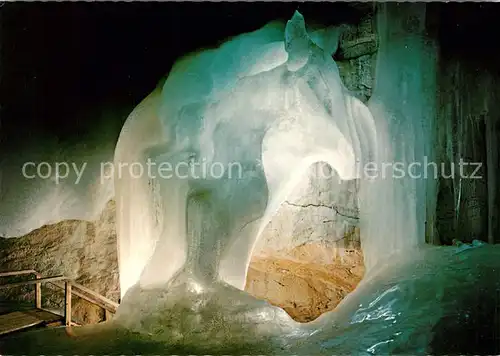 AK / Ansichtskarte Hoehlen_Caves_Grottes Dachstein Rieseneishoehle Gralsburg Hoehlen_Caves_Grottes